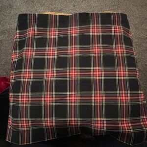 J. Crew Red and Black Plaid Skirt